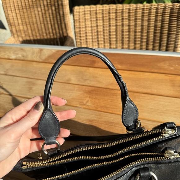 Black Leather Coach Handbag - Picture 12 of 12